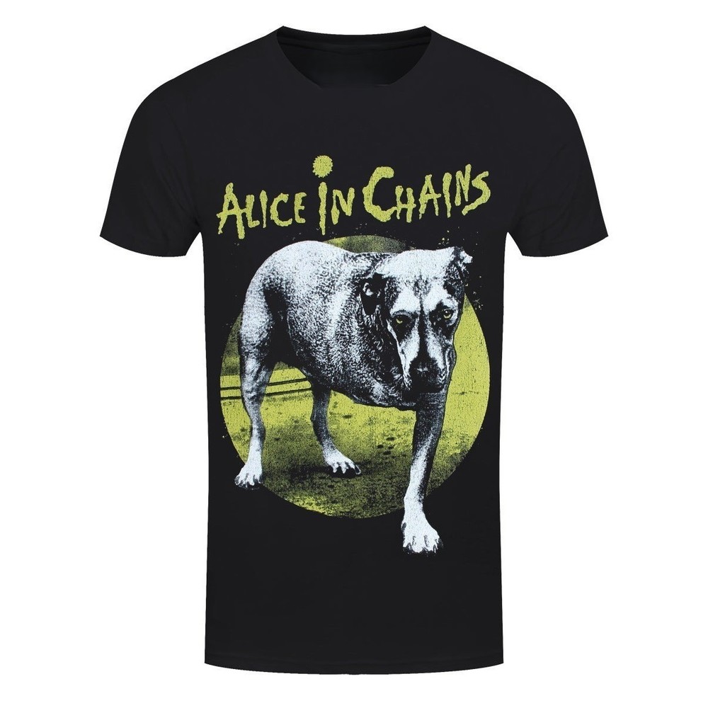 Alice In Chains Three-Legged Dog Unisex Graphics Black T-Shirt